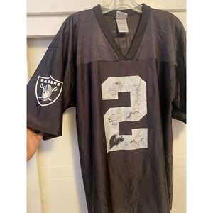 Oakland Raiders JaMarcus Russell #2 Jersey NFL Team Apparel Black Mens Size L
